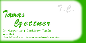 tamas czettner business card