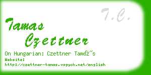 tamas czettner business card